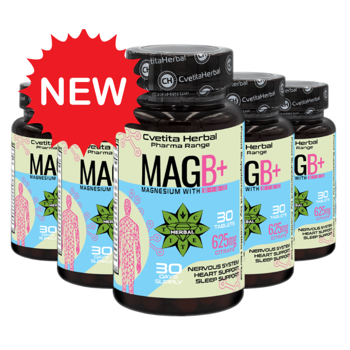 Magnesium Citrate 625mg - Κιτρικό μαγνήσιο για κράμπες