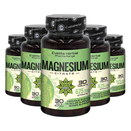 Magnesium Citrate 30 tablets 3+2 - Κιτρικό μαγνήσιο για κράμπες