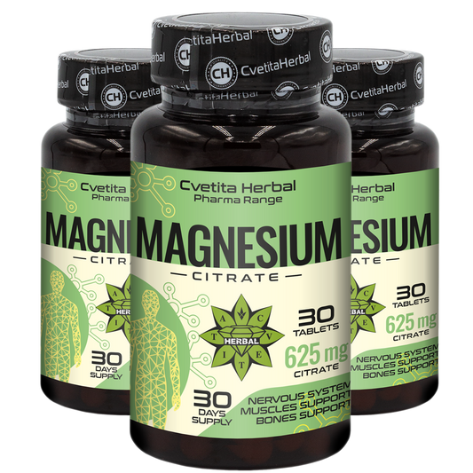Magnesium Citrate 625mg - Κιτρικό μαγνήσιο για κράμπες